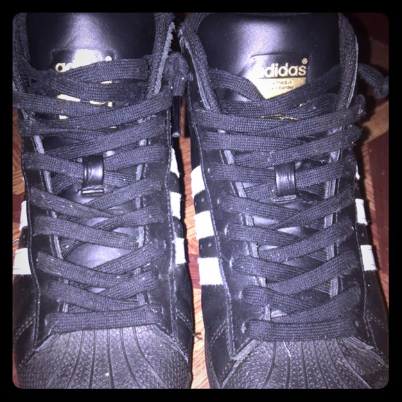 adidas Other - Adidas high top shoes black and white